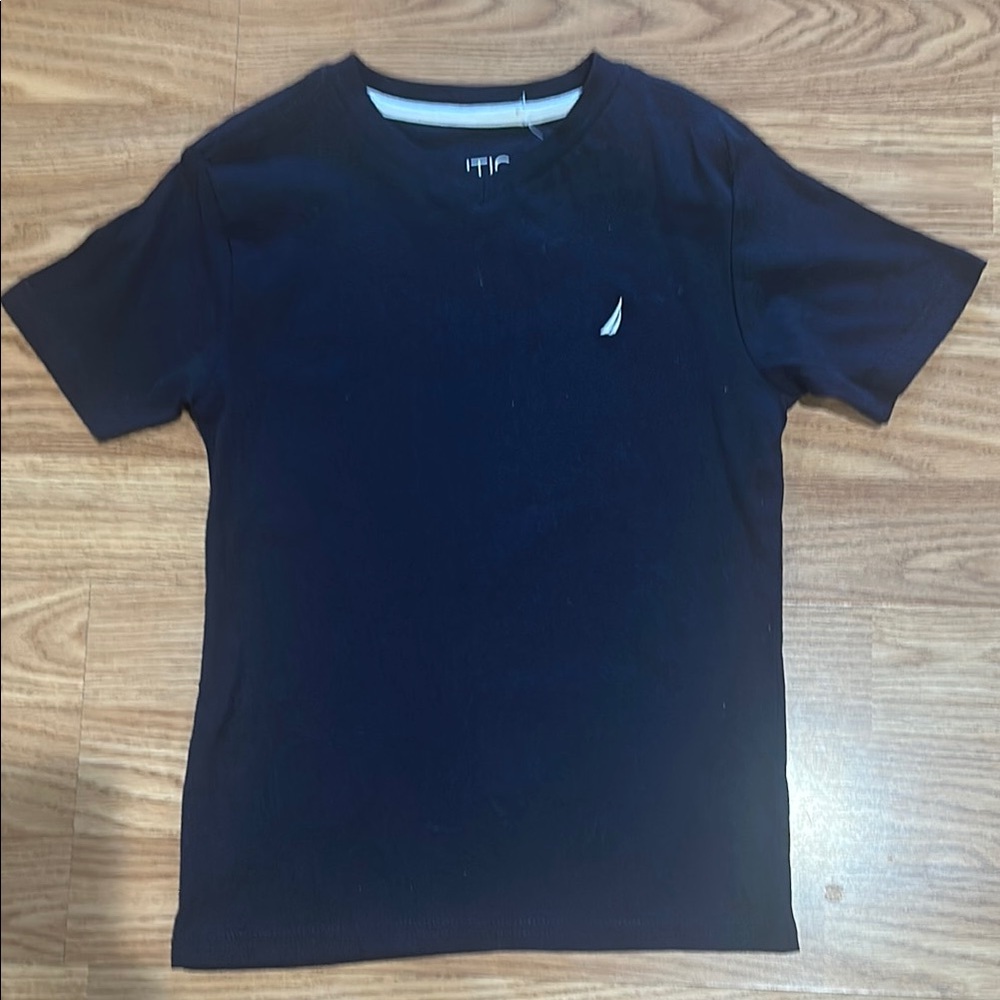 Nautica Dark Blue Tee with Logo